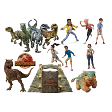 V531JW jurassic world camp cretaceous personaje  imagine comestibila din vafa 30x20cm